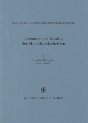 Catalogues of Music Collections in Bavaria