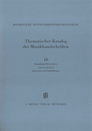 Catalogues of Music Collections in Bavaria