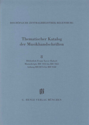 Catalogues of Music Collections in Bavaria