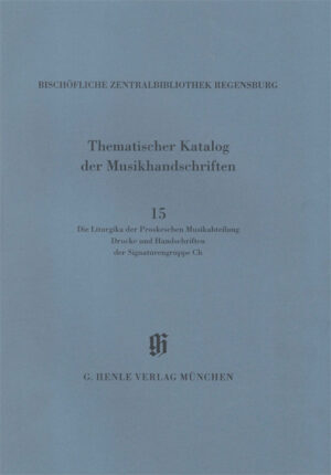 Catalogues of Music Collections in Bavaria