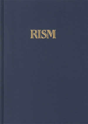 Répertoire International des Sources Musicales Volume III,1
