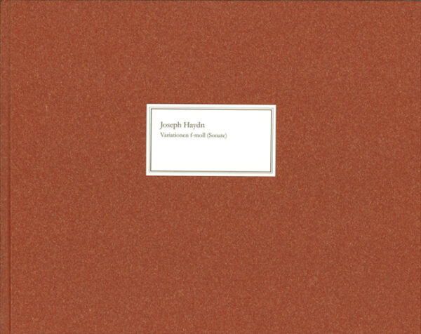 Variations f minor (Sonata) Hob. XVII:6 - Haydn