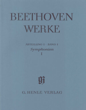 Symphonies I No. 1 and 2 (with critical report) - Beethoven