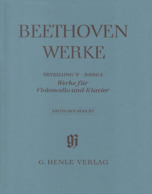 Kritischer Bericht - Abt. V-Band 3 - Beethoven