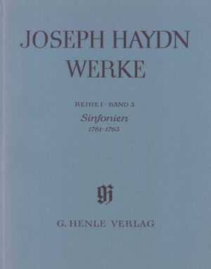 Sinfonias 1761-1763 With Critical Report Paperback - Haydn