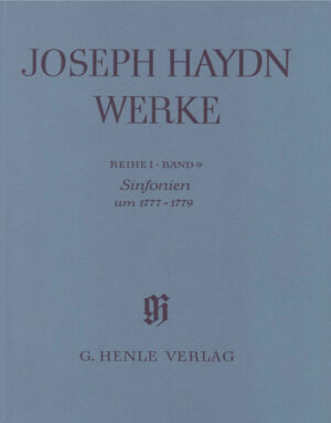 Sinfonias about 1777-1779 (with critical report) - Haydn