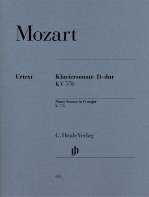 Piano Sonata D major KV 576 - Mozart