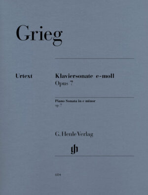 Sonata In E Minor Op.7 - Grieg