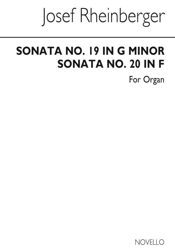 Sonatas 19 And 20 For Organ