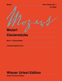 Piano Pieces - Volume 1