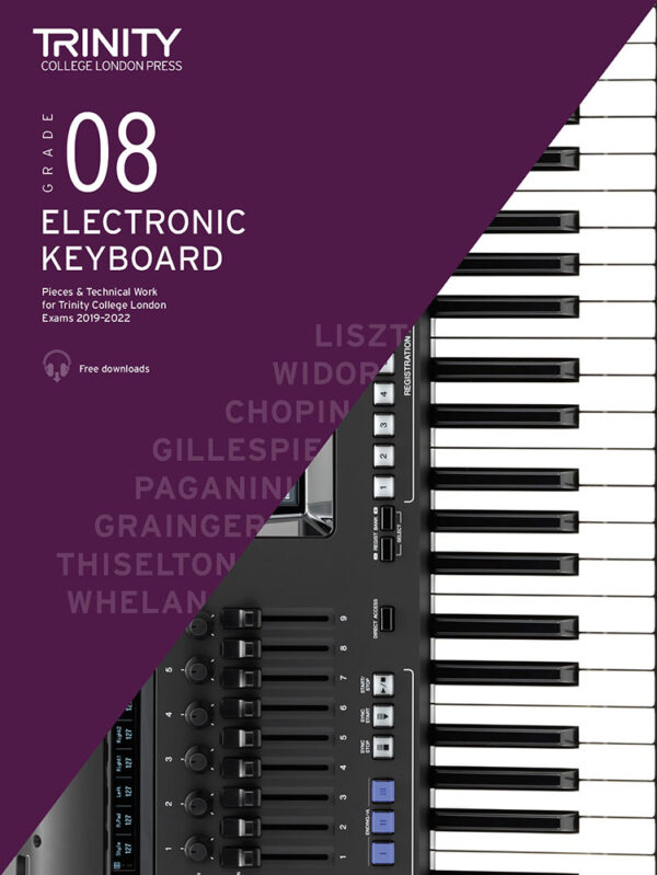 Trinity Electronic Keyboard Exam Pieces 2019-2022 Grade 8