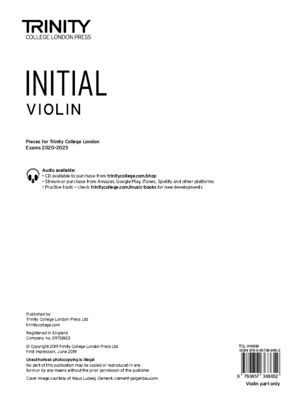 Violin 2020-2023. Initial