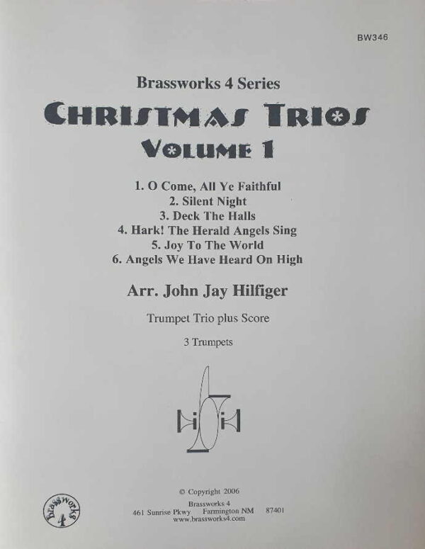 Christmas Trios, Volume 1
