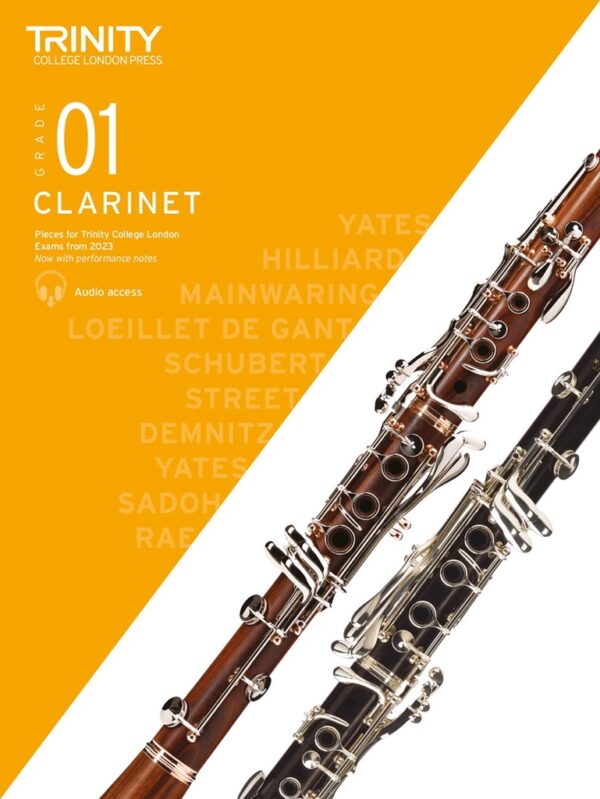 Trinity Clarinet Exam Pieces 2023: Grade 1