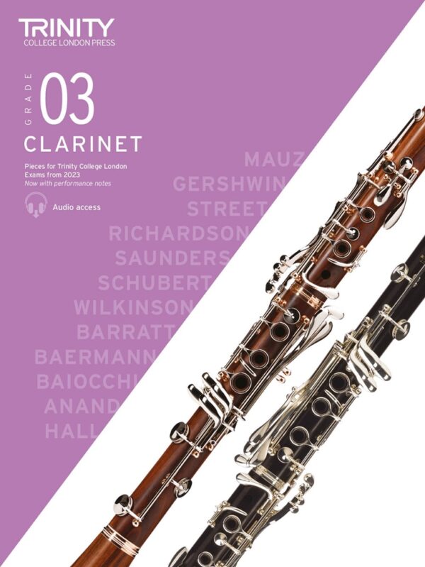 Trinity Clarinet Exam Pieces 2023: Grade 3