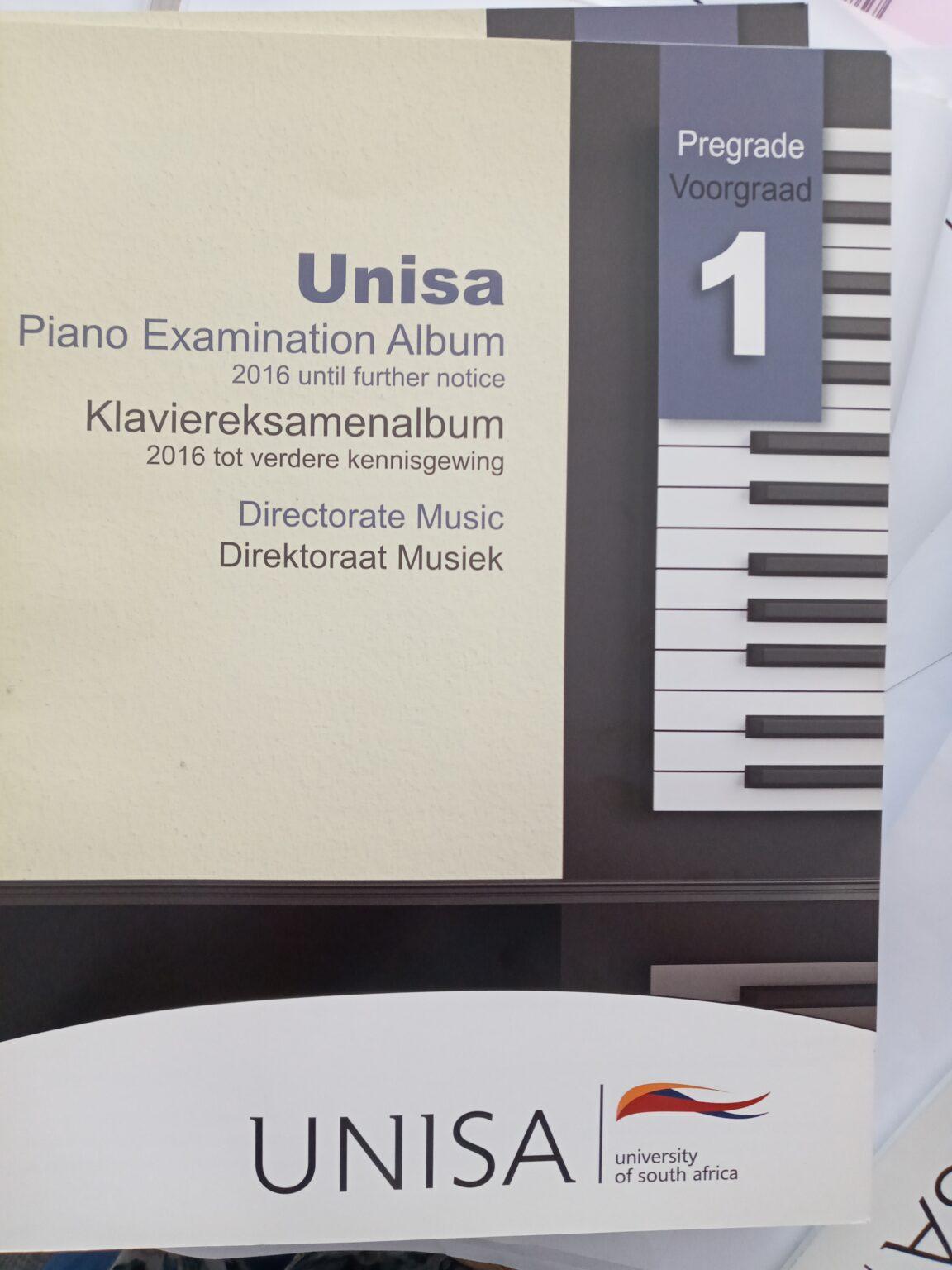 Unisa Piano Examination Album Pregrade 1 Vivo Music