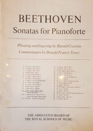 Sonata for Piano in Eb Major Op 27 No1 (Quasi Fantasia) Beethoven ed Craxton