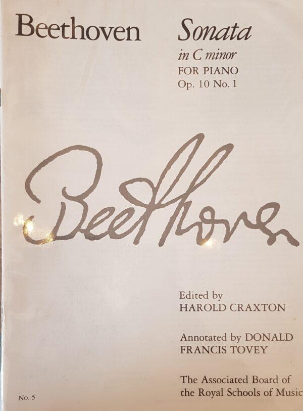 Sonata for Piano in C Minor Op 10 No 1 Beethoven ed Craxton