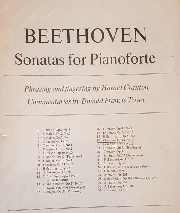Sonata for Piano in G Minor Op 49 No 1 Beethoven edCraxton