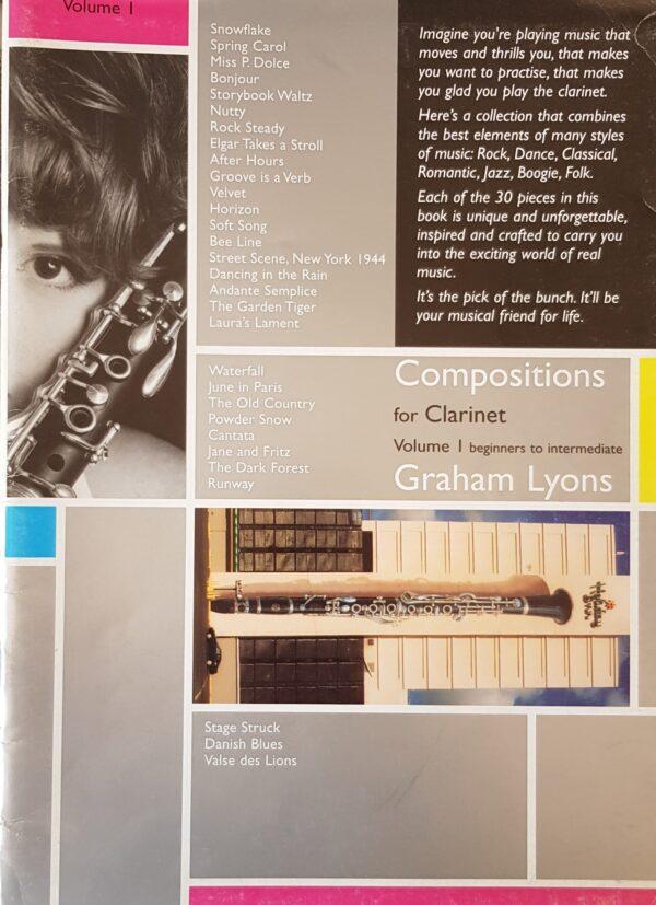 Compositions for Clarinet Volume 1 Lyons