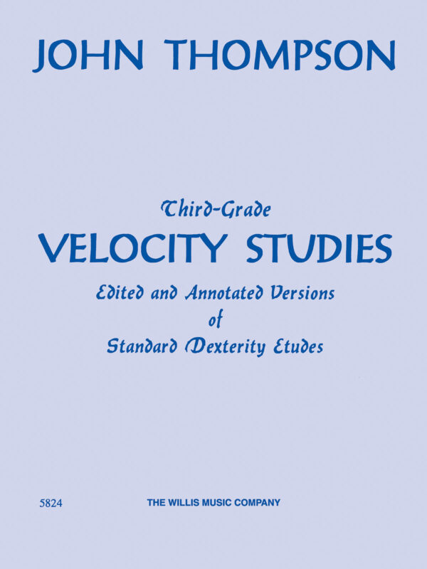 Third Grade Velocity Studies (John Thompson)