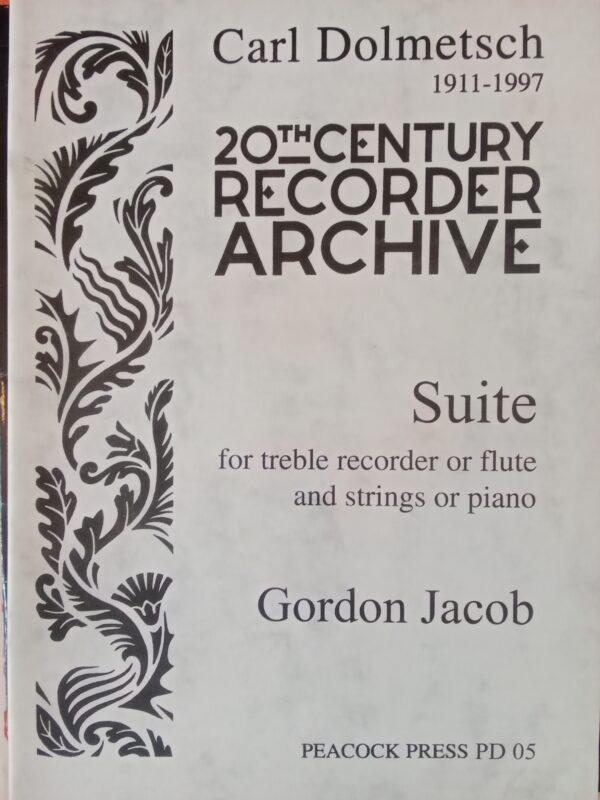 Jacob G Suite for Treble Recorder/Strings