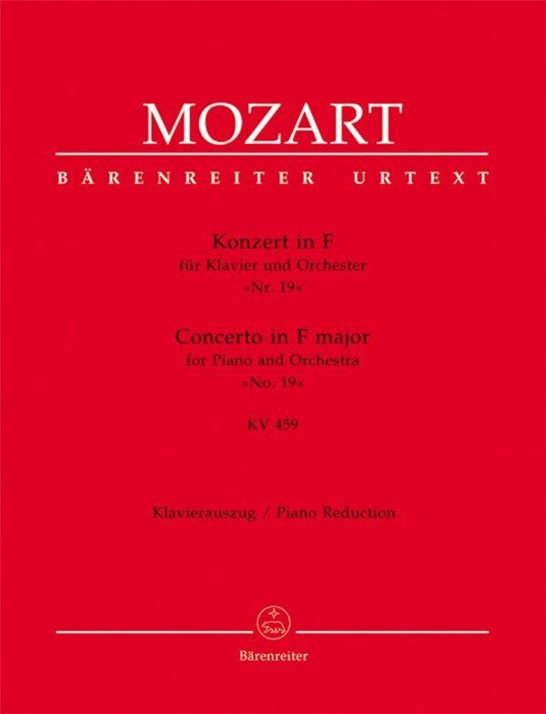 Mozart Concert 19 F KV459 - two pianos - Barenreiter Verlag