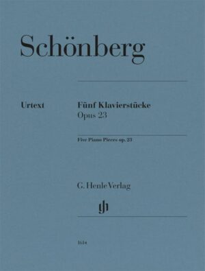 Five Piano Pieces Op. 23 - Arnold Schonberg
