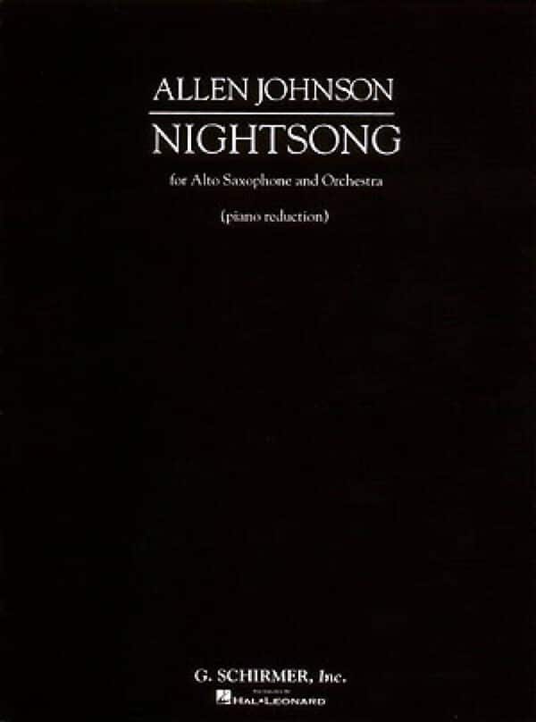 Nightsong - Allen Johnson - alto saxophone and orchestra