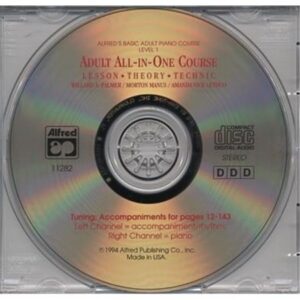 Alfred's Basic Adult Course All In One 1 (CD)