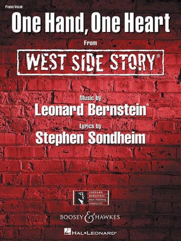 One Hand, One Heart (from West Side Story) - vocal and piano