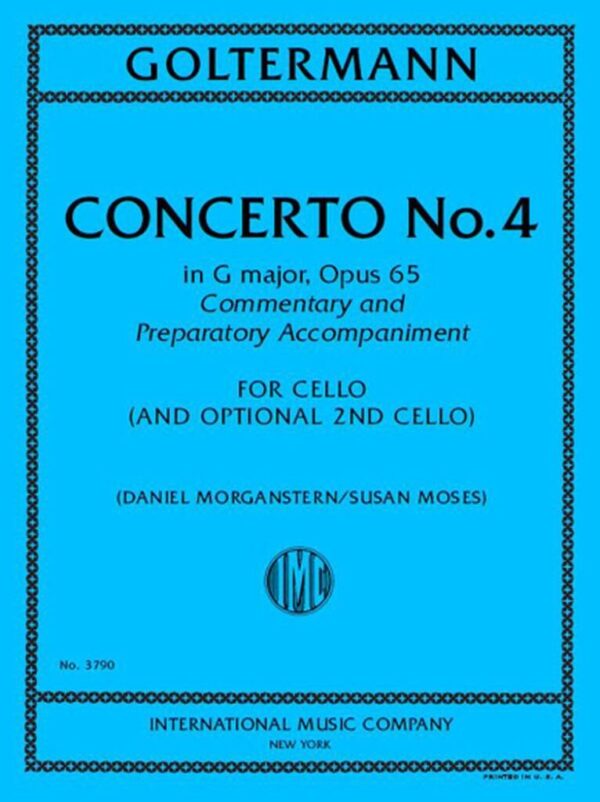 Concerto No. 4 in G Major for Cello Op. 65 - Goltermann