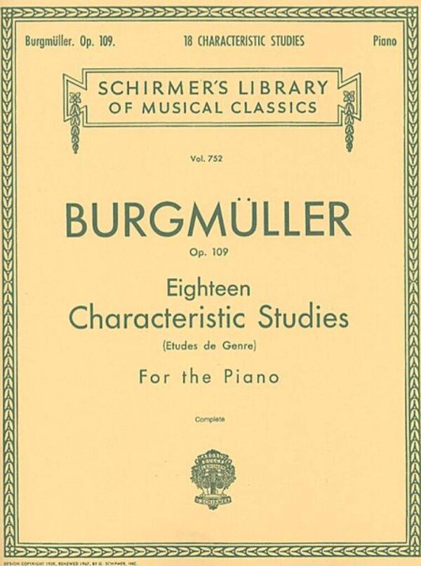 18 Characteristic Studies Op. 109 - Burgmuller