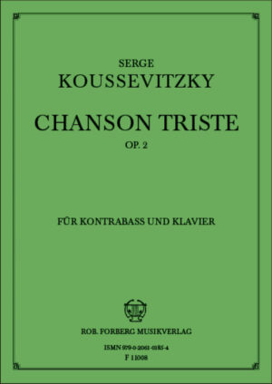 Chanson triste op. 2